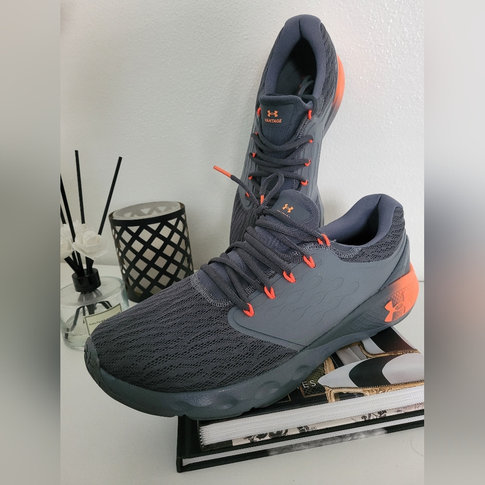 Under Armour Charged Vantage Space Pioneer 'Grey Blaze Orange' | Men's Size 13